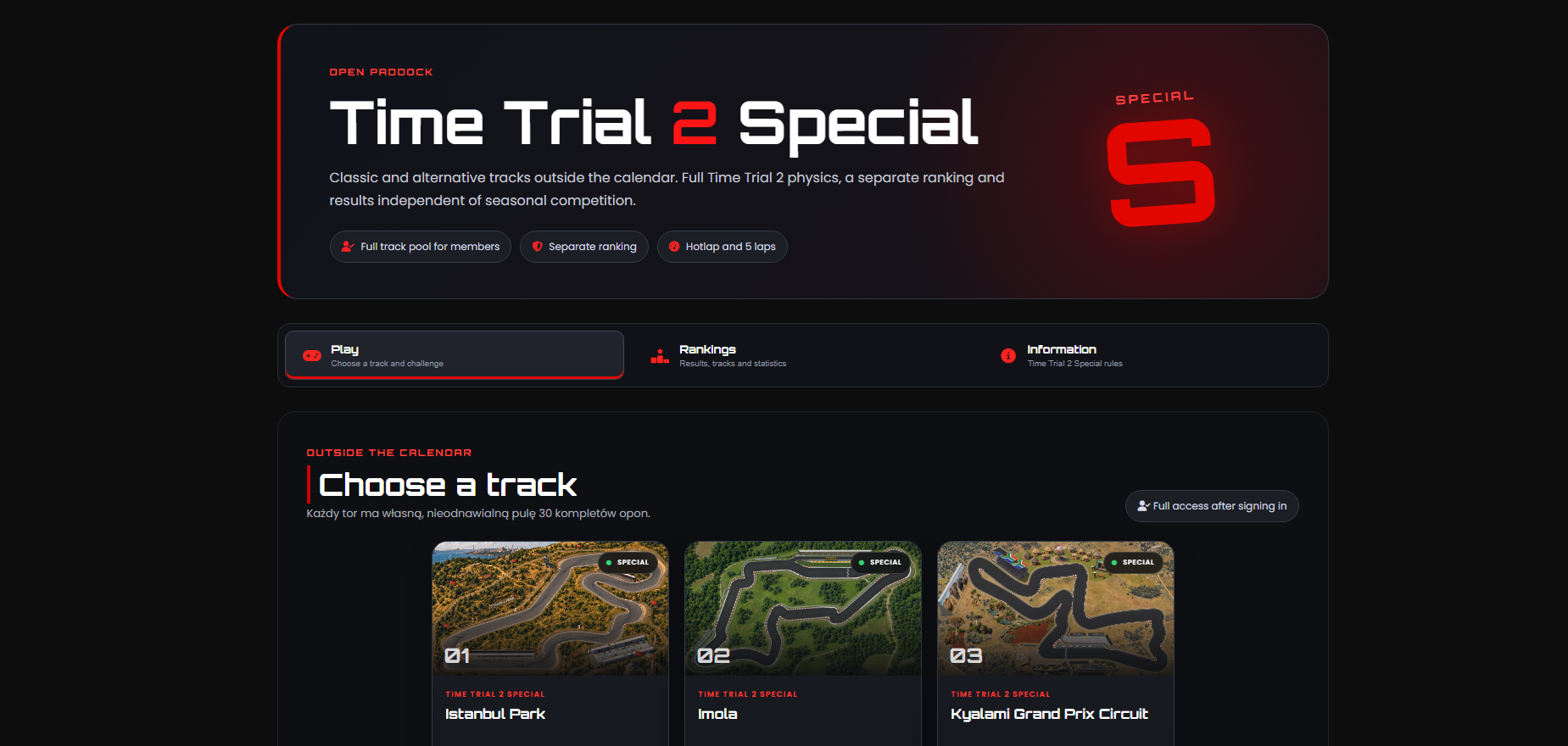 Statystyki Time Trial 2 Special